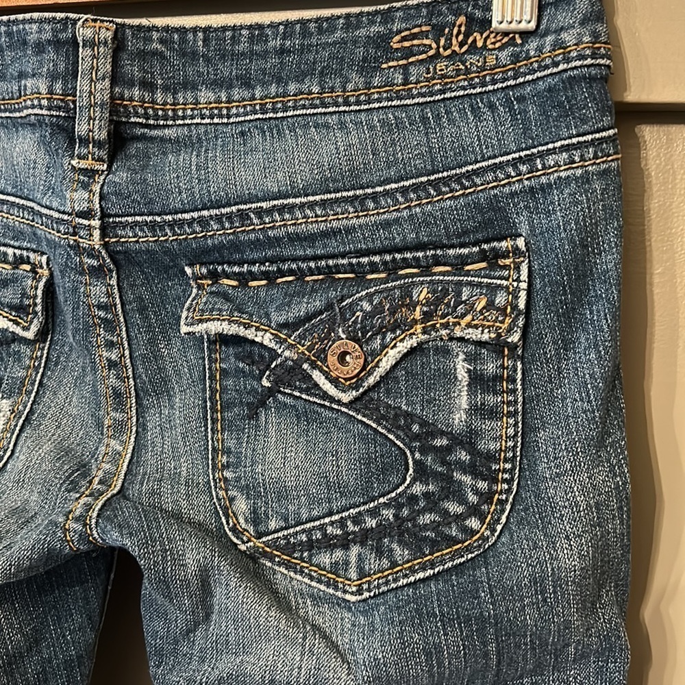 Silver Jeans Women's Boot Cut Jeans - Blue - Picture 8 of 9